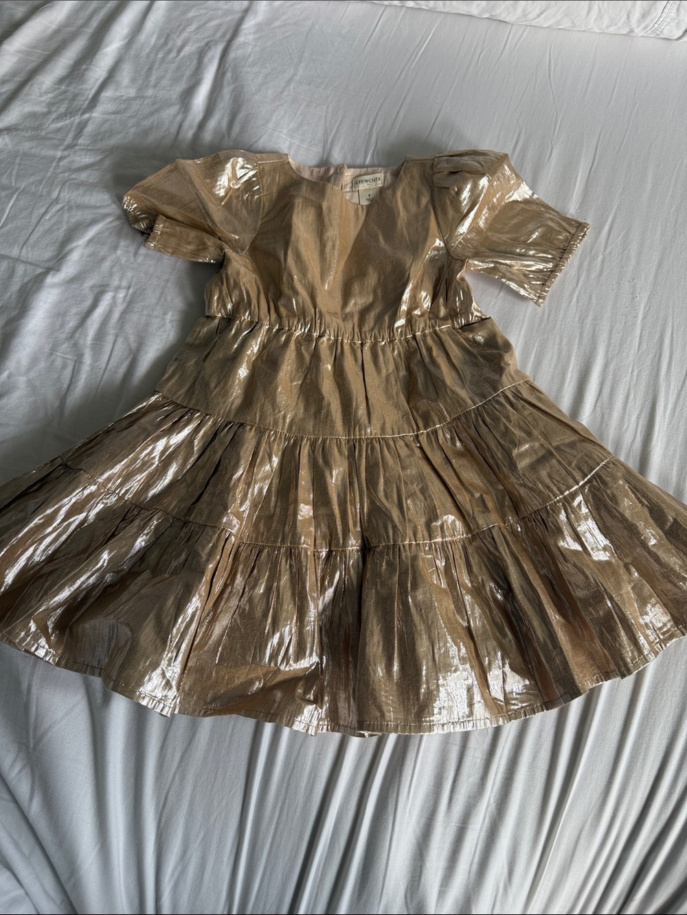 Crewcuts Gold Dress Size 2